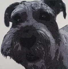 Reuben Paterson, Astro, glitter and acrylic on canvas