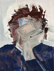 Toby Raine, Bob Dylan with Vile Red Wine Hang Over, oil on linen