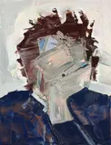 Toby Raine, Bob Dylan with Vile Red Wine Hang Over, oil on linen