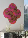 Max Gimblett, Most Radiant Path, libragloss ink and UV gloss on aluminium