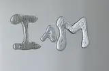 Rob Wynne, I Am, mirrored wall sculpture, 2009