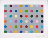 Histidyl by Damien Hirst, screenprint, 114/150, sold Sep 2023