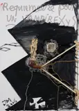 Jonathan Meese, Requiemeese pour un Vampirexys, mixed media on canvas