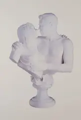 Bourgeois Bust by Jeff Koons, offset lithograph on paperboard, 27/50, sold Sep 2023