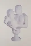 Jeff Koons, Bourgeois Bust, offset lithograph on paperboard, 27/50