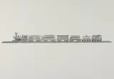 Jeff Koons, Jim Beam, J.B. Turner Train, offset lithograph on paperboard, 27/50