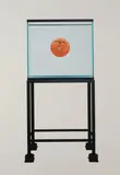 Jeff Koons, One Ball Total Equilibrium Tank (Spalding Dr. J Silver Series), offset lithograph on paperboard, 27/50