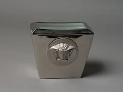 Versace for Rosenthal, Porcelain vase, with silver lustre