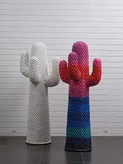 Psychedelic Cactus by Paul Smith, originally designed by Guido Drocco and Franco Mello in 1972, polyurethane foam coat stand, surface treated with washabl, offered Sep 2023