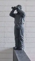 Worldview Model III by Ottmar Hörl, moulded plastic, grey, sold Sep 2023