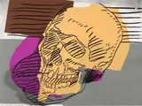 Skull by Andy Warhol, screenprint on Arches paper, 35/50, 1976, sold Sep 2023