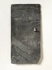 Denis O’Connor, The Thimble, mixed media and slate