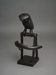Paul Dibble, The Tableaux: Waitakaruru, where the owl sits on the Water, cast bronze, edition of 3