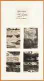 Colin McCahon, Van Gogh - Poems by John Caselberg, five lithographs, comprising of a frontispiece and four pages