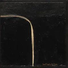 Colin McCahon, Waterfall, synthetic polymer paint on board