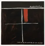 Ralph Hotere, Sketch for a Black Window, acrylic on board