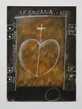 Ralph Hotere, The Independent State of Aramoana, watercolour, acrylic and metallic pigment on paper