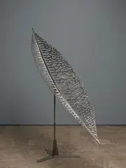 Piha Leaf by Virginia King, 2200 x 1545 x 500mm variable, sold May 2023