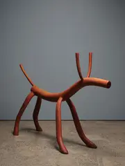 Barry Lett, Dog, patinated fibreglass