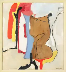 Judy Millar, Seeing Shape, oil on canvas laid onto board