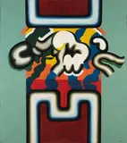 Ross Ritchie, Composition, oil and enamel on canvas