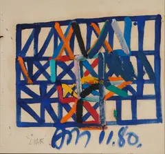 Allen Maddox, Liar, oil on canvas laid onto board