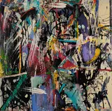 Allen Maddox, Untitled, oil on canvas laid onto board