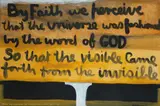 Colin McCahon, The Testimony of Scripture No. 2, synthetic polymer paint on Steinbach paper laid onto canvas