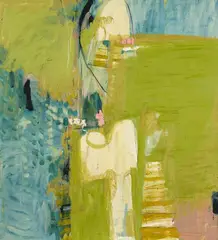 Virginia Leonard, A Calm Day on the Water, acrylic on canvas