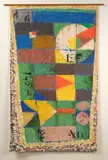 Philip Trusttum, Ticket, oil on unstretched canvas