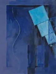 Ron Left, Drawing No. 57, acrylic and pastel on paper