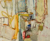 Elizabeth Cummings, Window to the Sea, monotype