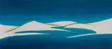 Alfreda Simmonds, Sand Dunes at Twilight, oil on canvasboard