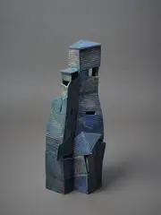 Carol Robinson, Untitled - from the Houses series, glazed porcelain