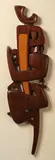 Arthur Davies, Manaia, carved mahogany