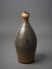Arnaud Barraud, Salt glaze stoneware floor vase