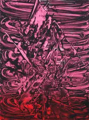Judy Millar, Untitled, acrylic and oil on canvas