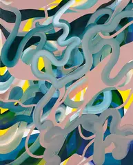 Grace Wright, Future Feelings, acrylic on canvas
