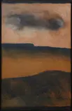 Colin McCahon, Landscape, oil on jute