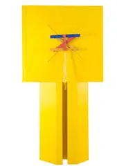 Donald Sinclair Driver, Yellow Cross, vinyl, wood and acrylic on canvas (1969)