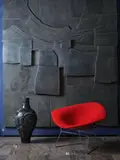 Guy Ngan, Sea Scape, cast aluminium, fifteen panels