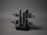 Guy Ngan, Cast Aluminium Sculpture No. 15, cast aluminium