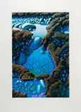 Michael Smither, Three Rock Pools and Lava Flow, screenprint, 83/100