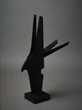 Fred Graham, Maquette for Kaitiaki, oil on wood