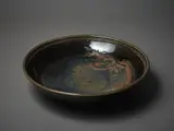 Len Castle, Large bowl, with wax resist pattern