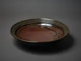 Len Castle, Stoneware bowl, with wax resist pattern