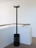 ‘Ribbio’ Coat and Umbrella stand by Raul Barbieri and Giorgio Marianelli, manufactured by Rexite and designed in 1981, in plastic and metal, sold Mar 2023