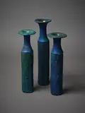 Graeme Storm, Three tall cylindrical vases
