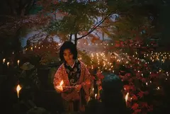 Brian Brake, Offering to the Unknown Dead, Kyoto, digital photograph (poster)