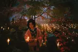 Brian Brake, Offering to the Unknown Dead, Kyoto, digital photograph (poster)